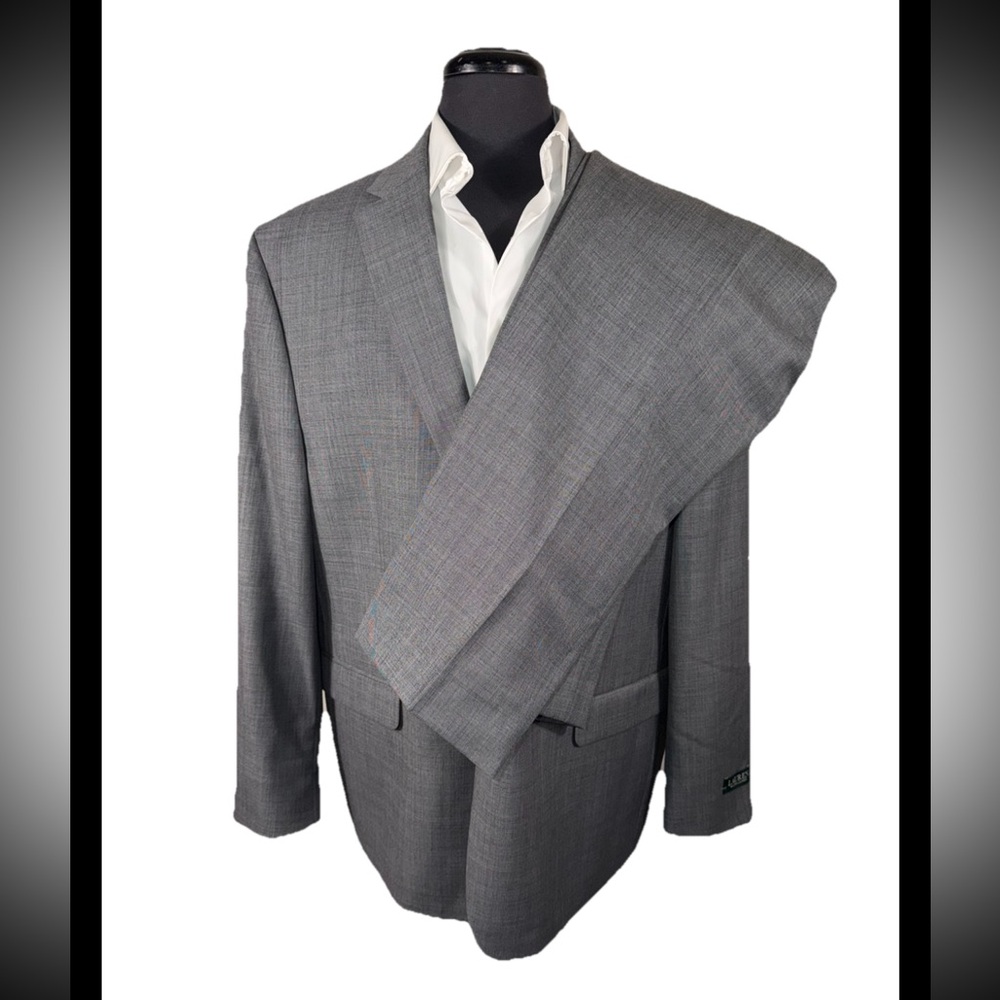 NWT LAUREN RALPH LAUREN LAYTON GRAY SUIT SZ 50 43X28